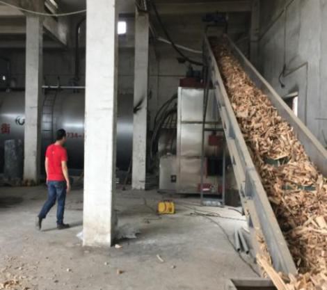 gorilnik na biomaso za plinski kotel