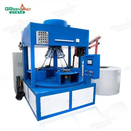 Stroj za vlivanje grelnih plošč za kuhalnik riža z več postajami